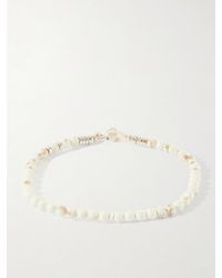 Mikia - Circle 4 Sterling, Magnesite And Hematite Beaded Bracelet - Lyst