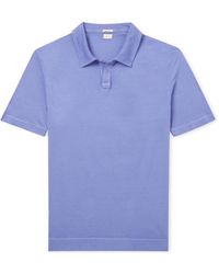 Massimo Alba - Aruba Linen And Cotton-Blend Polo Shirt - Lyst