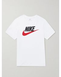 Nike Sportswear Futura Logo-print Cotton-jersey T-shirt - White