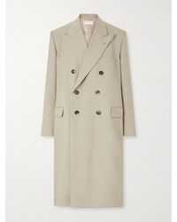 Dries Van Noten - Wool And Mohair-Blend Twill Coat - Lyst