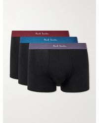 Paul Smith - Three-Pack Stretch Organic Cotton Boxer Briefs - Lyst