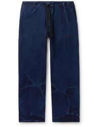 Chimala Cotton Drawstring Pants - Blue