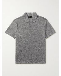 Theory - Nare Slim-fit Cotton-blend Polo Shirt - Lyst