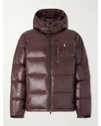Polo Ralph Lauren - Logo-embroidered Quilted Recycled-shell Hooded Down Jacket - Lyst