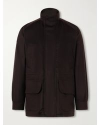 STÒFFA - Traveler Brushed Cashmere-Twill Jacket - Lyst