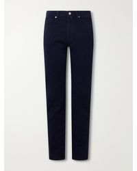 Slowear - Incotex Division Slim-Fit Straight-Leg Stretch Cotton-Twill Trousers - Lyst