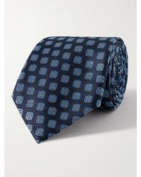 Canali - Krawatte aus Dobby aus Seide - Lyst