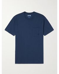 Vilebrequin - Titan Slim-Fit Logo-Embroidered Cotton-Jersey T-Shirt - Lyst