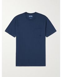 Vilebrequin - Titan schmal geschnittenes T-Shirt aus Baumwoll-Jersey mit Logostickerei - Lyst