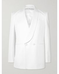 Alexander McQueen - Double-breasted Wool-twill Suit Jacket - Lyst