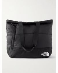 The North Face - Nuptse Logo-embroidered Canvas-trimmed Padded Quilted Shell Tote Bag - Lyst