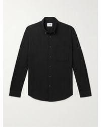 NN07 - Arne Slim-fit Button-down Collar Cotton-twill Shirt - Lyst
