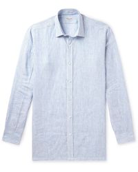 Charvet - Striped Linen Shirt - Lyst