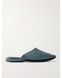 Charvet - Suede Slippers - Lyst