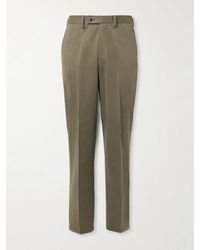James Purdey & Sons - Straight-Leg Cotton-Blend Twill Trousers - Lyst