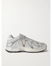 Salomon - Xt-Whisper Metallic Rubber-Trimmed Mesh Sneakers - Lyst
