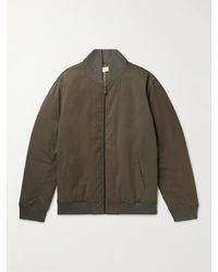 The Row - Shawn Cotton And Silk-blend Bomber Jacket - Lyst