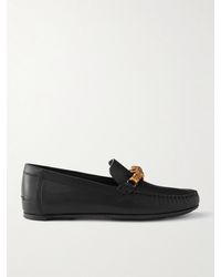 Manolo Blahnik - Apollonio Mokassins aus Leder mit Verzierung - Lyst