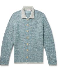 Inis Meáin - Donegal Merino Wool And Cashmere-blend Shirt Jacket - Lyst