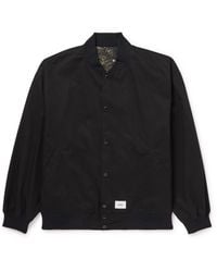 WTAPS - Reversible Logo-embroidered Twill Bomber Jacket - Lyst