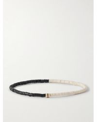 Luis Morais - 14-Karat, Diamond And Stone Beaded Bracelet - Lyst