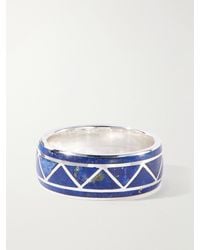 Peyote Bird - Valley Sterling And Lapis Ring - Lyst