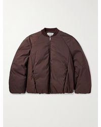Loewe - Padded Cotton-Blend Shell Bomber Jacket - Lyst