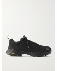 ROA - Katharina Rubber And Leather-Trimmed Mesh Hiking Sneakers - Lyst