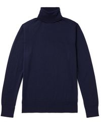 MR P. - Slim-Fit Merino Wool Rollneck Sweater - Lyst