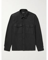 Tom Ford - Garment-dyed Cotton Overshirt - Lyst