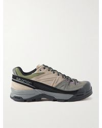 Salomon - X-alp Ltr Mesh And Suede Sneakers - Lyst