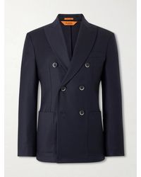 Barena - Doria Double-Breasted Wool-Blend Blazer - Lyst