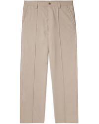 NN07 - Throwing Fits Tauber 1728 Straight-leg Pleated Twill Trousers - Lyst