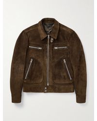 Tom Ford - Slim-Fit Suede Jacket - Lyst