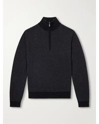 Frescobol Carioca - Heitor Merino Wool Half-Zip Sweater - Lyst