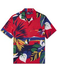 Polo Ralph Lauren - Hoffman Fabrics Clady Convertible-collar Printed Woven Shirt - Lyst