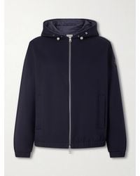 Moncler - Cotton-Blend Jersey Zip-Up Hoodie - Lyst