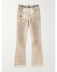 GALLERY DEPT. - Hollywood Flared Distressed Paint-splattered Jeans - Lyst