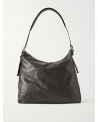 Lemaire - Belted Leather Tote Bag - Lyst