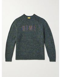 Dime - Fantasy Logo-embroidered Knitted Sweater - Lyst