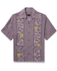 Kapital - Peckish Rainbowy Wrangle Camp-Collar Printed Voile Shirt - Lyst