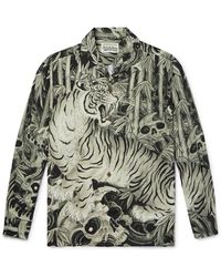 Wacko Maria - Tim Lehi Camp-collar Printed Poplin Shirt - Lyst