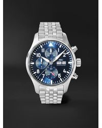 IWC Schaffhausen - Pilot's Automatic Chronograph 43Mm Stainless Steel Watch, Ref. No. Iw378004 - Lyst