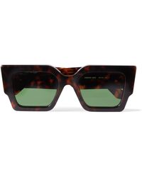 Off-White c/o Virgil Abloh - Catalina Square-frame Tortoiseshell Acetate Sunglasses - Lyst