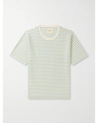 Folk - Striped Cotton T-Shirt - Lyst