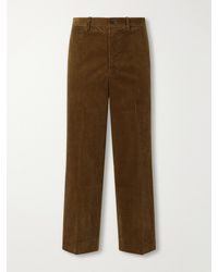 Visvim - Broader Straight-Leg Cotton-Corduroy Trousers - Lyst