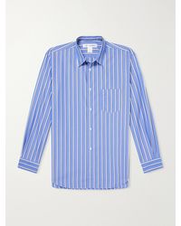 Comme des Garçons - Striped Cotton-Poplin Shirt - Lyst