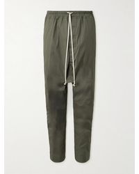 Rick Owens - Schmal zulaufende Hose aus Popeline aus einer Baumwollmischung - Lyst
