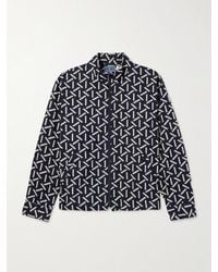Blue Blue Japan - Printed Cotton And Nylon-blend Twill Jacket - Lyst