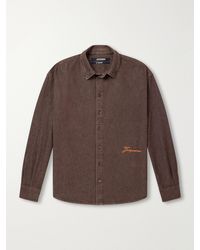 Jacquemus - Simon Logo-Embroidered Denim Shirt - Lyst